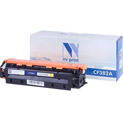Картридж NV Print NV-CF382AY, совместимый с HP CF382A, жёлтый, 2700 страниц