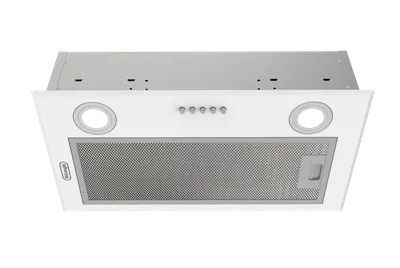 Вытяжка встраиваемая Delonghi Olmo 506 BM, 52 см, 650 м³/ч, белая эмаль