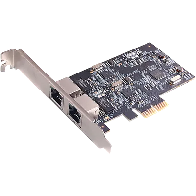 Сетевая карта/ Intel I225-V, PCIe x2, 2-Port 2.5G 4-Speed Network (10/100/1000/2500 Mbps) adapter