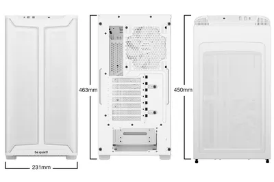 Корпус be quiet! Pure Base 501 DX BGW77, Mid Tower, ATX, 3×140 мм ARGB, белый