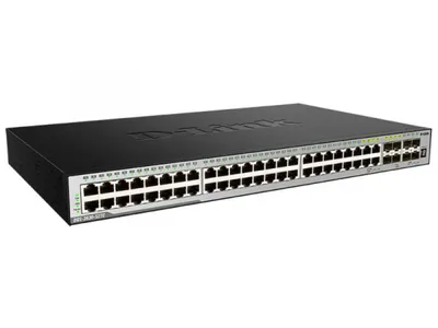 Коммутатор D-Link DGS-3630-52TC/A2ASI, L3, 44×1GbE, 4×10G SFP+, 4×Combo