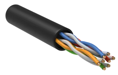 Кабель ITK LC3-C5E04-139-S-P-R, U/UTP 5e 4×2×0,52, LDPE, 305 м