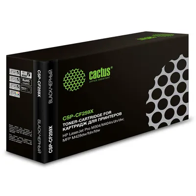 Повреждение упаковки Картридж лазерный Cactus CSP-CF259X черный (10000стр.) для HP LJ M304/M404/MFP M428