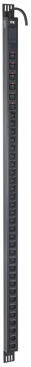 PDU ITK PV22-30C13-06C19-41, вертикальный, 42U, 1ф, 32А, 30xC13+6xC19