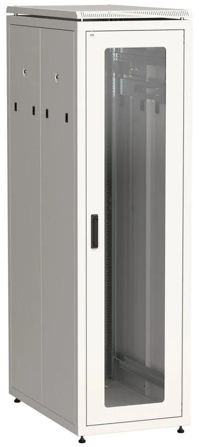 Шкаф телекоммуникационный ITK LINEA N LN35-33U81-GM, 33U, 800×1000 мм, стекло/металл, IP20