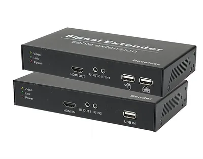Комплект OSNOVO TA-HiKM+RA-HiKM, HDMI/USB/ИК по витой паре, до 150м, 4K2K
