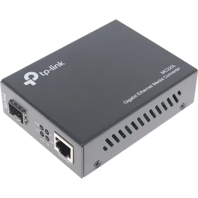Медиаконвертер TP-Link MC220L, 1×SFP 1000 Мбит/с, 1×RJ45 10/100/1000