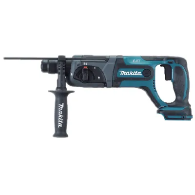 Перфоратор аккумуляторный Makita DHR241RFE, SDS-plus, 18 В, 1.9 Дж, 2×3 А·ч