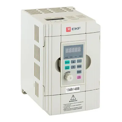 Преобразователь частоты EKF VT100-1R5-3B, 1.5/2.2кВт, 3×400В, IP20