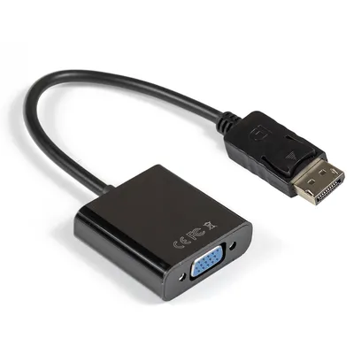 Кабель-переходник ExeGate EX-DPM-VGAF-0.15, DisplayPort (M) — VGA (15F), 0,15 м