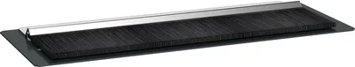Кабельный ввод ITK BE05-180-55M-LWS, щеточный, 170×78 мм, сталь, RAL 9005