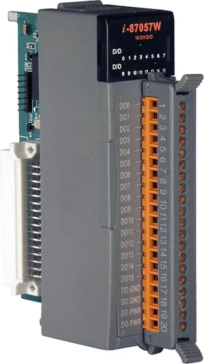 Модуль дискретного вывода ICP DAS I-87057W-G CR, 16 каналов DO, RS-485, DCON