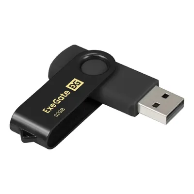 USB-флеш накопитель ExeGate Jet EX302044RUS, 32 ГБ, USB 2.0, чёрный