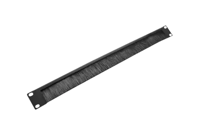 Органайзер кабельный ЦМО ГКО-Щ-1-9005, 19", 1U, горизонтальный, со щёткой, чёрный