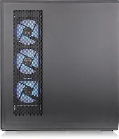 Корпус Thermaltake Stage 450 TG CA-12B-00M1WN-00, ATX, 4 вентилятора, закалённое стекло, без БП