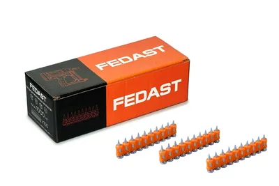 Гвоздь FEDAST fd3019mgbp, 3,0×19 мм, кованый, 1000 шт/уп
