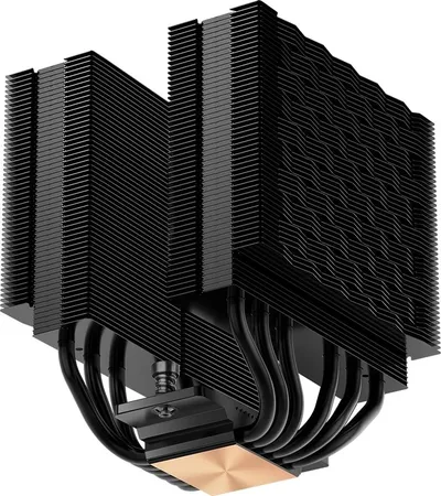 Кулер PCCOOLER RT620-BKNWXX-GL, башенный, 2×120 мм, 6 тепловых трубок, 265 Вт