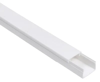 Кабель-канал IEK ECOLINE CKK11-020-010-1-K01, 20x10 мм, 2000 мм, ПВХ, белый