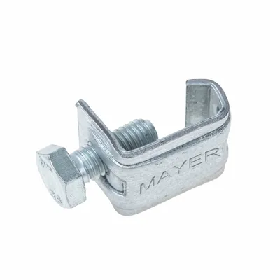 Скоба монтажная вентиляционная MAYER 40 0020 0, М8×20, 2 мм, оцинкованная сталь