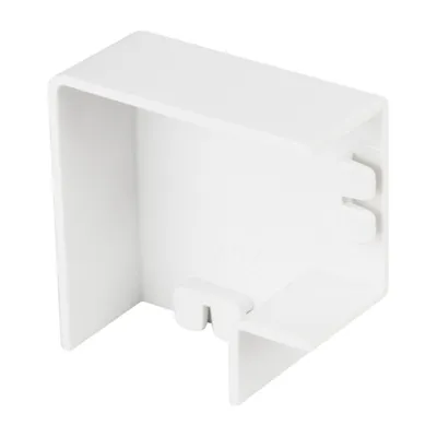 Плоский отвод EKF abw-100-60x2, 90°, 100x60, ПВХ, белый, 2 шт
