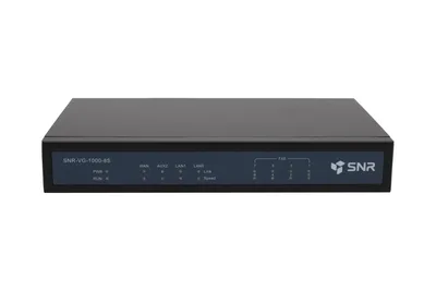 Шлюз VolP SNR, 4 RJ45, 8 SIP аккаунтов