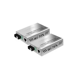 Медиаконвертер Wi-Tek WI-MC101M, 100 Мбит/с, до 25 км, 1310/1550 нм, комплект 2 шт