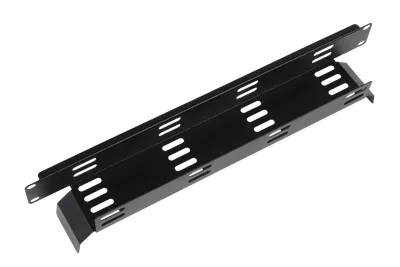 Кабельный органайзер ЦМО ГКО-Л-1-9005, 19", 2U, односторонний, пластиковый канал
