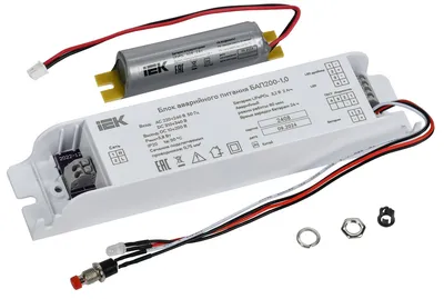 Блок аварийного питания IEK БАП200-1.0 (LLVPOD-EPK-200-1H), 200 Вт, 230 В, 1 ч, IP20