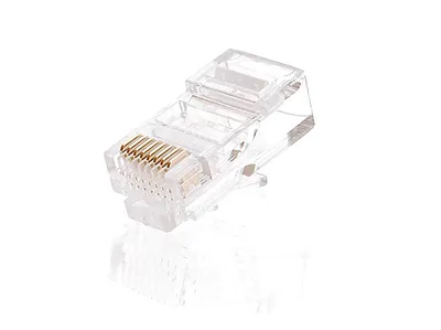 Коннектор NETLAN EC-UP8P8C-5E-003-TR-1000, RJ45/8P8C, кат. 5e, неэкранированный, 1000 шт