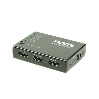 Коммутатор HDMI OSNOVO SW-Hi5012, 5×1, 4K, ИК-пульт