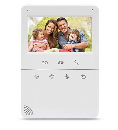Монитор домофона AccordTec AT-VD 432C WH, 4.3" TFT, цветной, белый