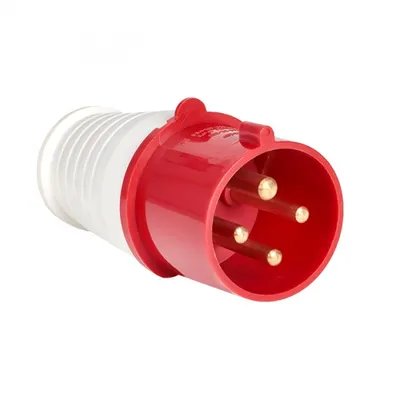 Вилка кабельная силовая EKF ps-024-32-380, 32A, 380В, IP44