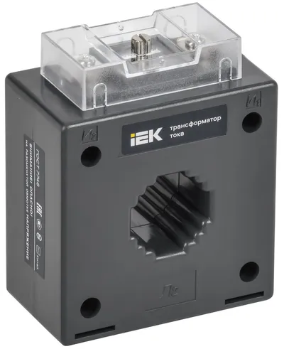 Трансформатор тока IEK ТТИ-30 ITT20-3-05-0200-08, 200/5 А, 5 ВА, класс 0,5S, 660 В