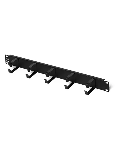 Органайзер кабельный Пожтехкабель-СКС 204-302, 19", 1U, 5 колец