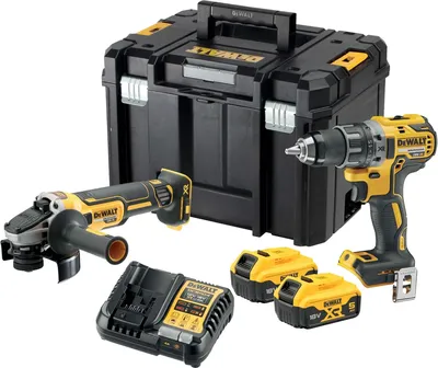 Набор электроинструментов DEWALT DCK2020P2T-QW, 18В, 5А·ч, 2 АКБ