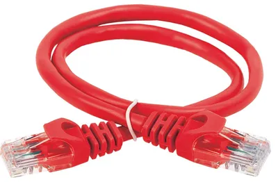 Патч-корд ITK PC04-C6U-3M, Cat.6 UTP, 3 м, красный