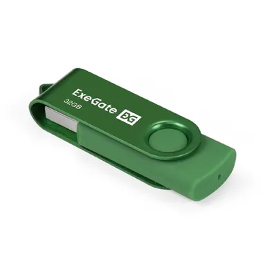 USB-флеш накопитель ExeGate Jet EX302046RUS, 32 ГБ, USB 2.0, зеленый