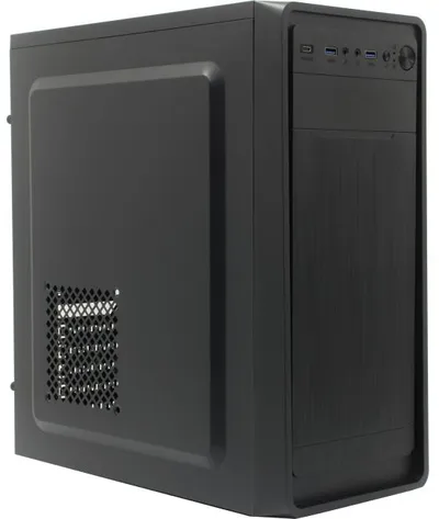 Корпус Miditower ExeGate XP-332UC-XP450 (ATX, XP450 с вент. 12см, 2*USB3.0+1*TypeC, аудио, черный)