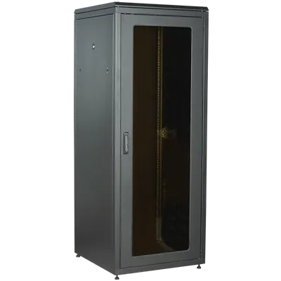 Шкаф ITK LN05-38U88-GM, 19", 38U, 800×800мм, стекло/металл