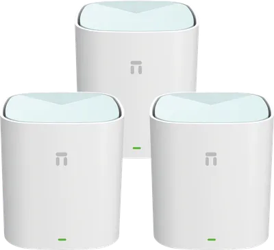 Бесшовный Mesh роутер Netis Neme X30S (NEME X30S (3 PACK)) AX3000 10/100/1000BASE-TX белый (упак.:3шт)