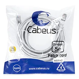 Патч-корд Cabeus PC-FTP-RJ45-Cat.5e-20m, FTP, Cat.5e, 20м