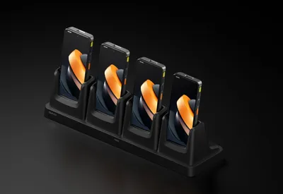 Зарядный кредл SUNMI ASSY: L3 4-Slot Charging Base (Charges up to 4 devices simultaneously, even with protective cases and hand straps attached)