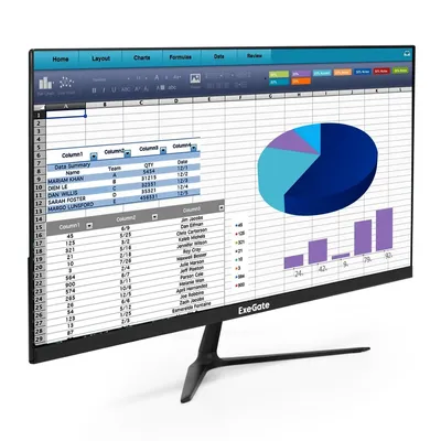 Монитор ExeGate SmartView EP2207T (EX300130RUS), 21.5" IPS, FHD, 100 Гц, HDMI/VGA