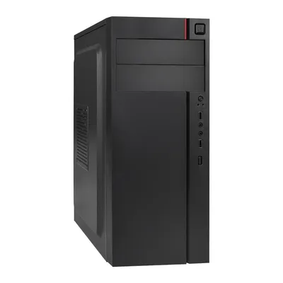 Корпус ExeGate EX290180RUS, Miditower, ATX, БП 400W, 2×USB