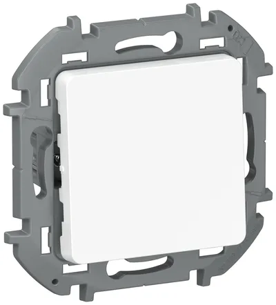 Переключатель IEK INSPIRIA 6735801, 1-клавишный перекрестный, 10 А, 250 В, белый