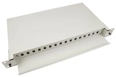 Кросс бокс оптический Cabeus ODF-19-16-SC, 19", 16 SC/LC duplex, выдвижной