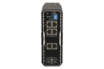 Коммутатор PoE POWERTONE PUS-TS04GL-i, неуправляемый, 4×GbE RJ45, 802.3at