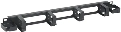 Органайзер кабельный ITK CO05-1M6R, 19", 1U, 2+4 кольца, глубина 60 мм