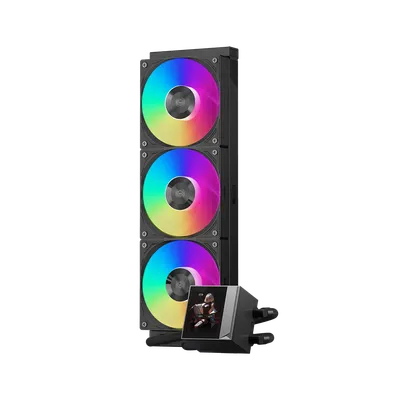 Система жидкостного охлаждения для процессора PCCooler DC360 Pro ARGB Display BK черный (DC360Pro-BKAWXY-GL)