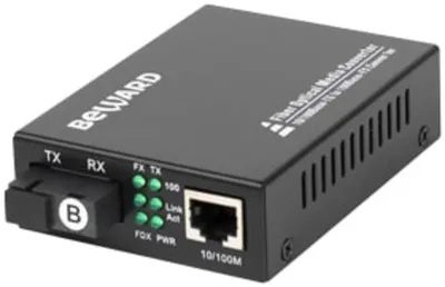 Медиаконвертер Beward STM-206B25, 100М, 25км, одномодовый